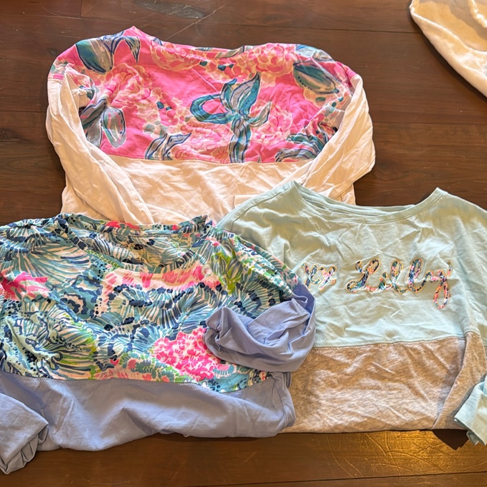 Lilly Pulitzer Girls Finn Top Set M